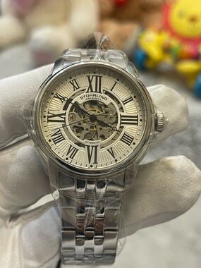 Stuhrling Atrium Automatic Skeleton Ref 4031 Men’s Watch 42mm